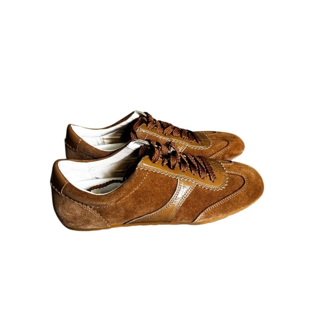 Dolce Vita Dorie sneakers pecan suede NEW 8.5 - Picture 3 of 7